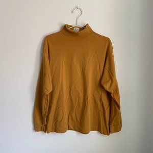 Vintage Gap Turtleneck Mustard Yellow